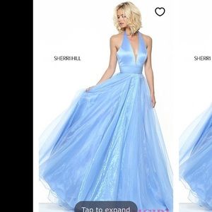 Periwinkle Sherri Hill Prom Dress